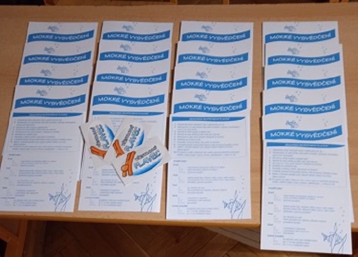 mokré vysvědčení