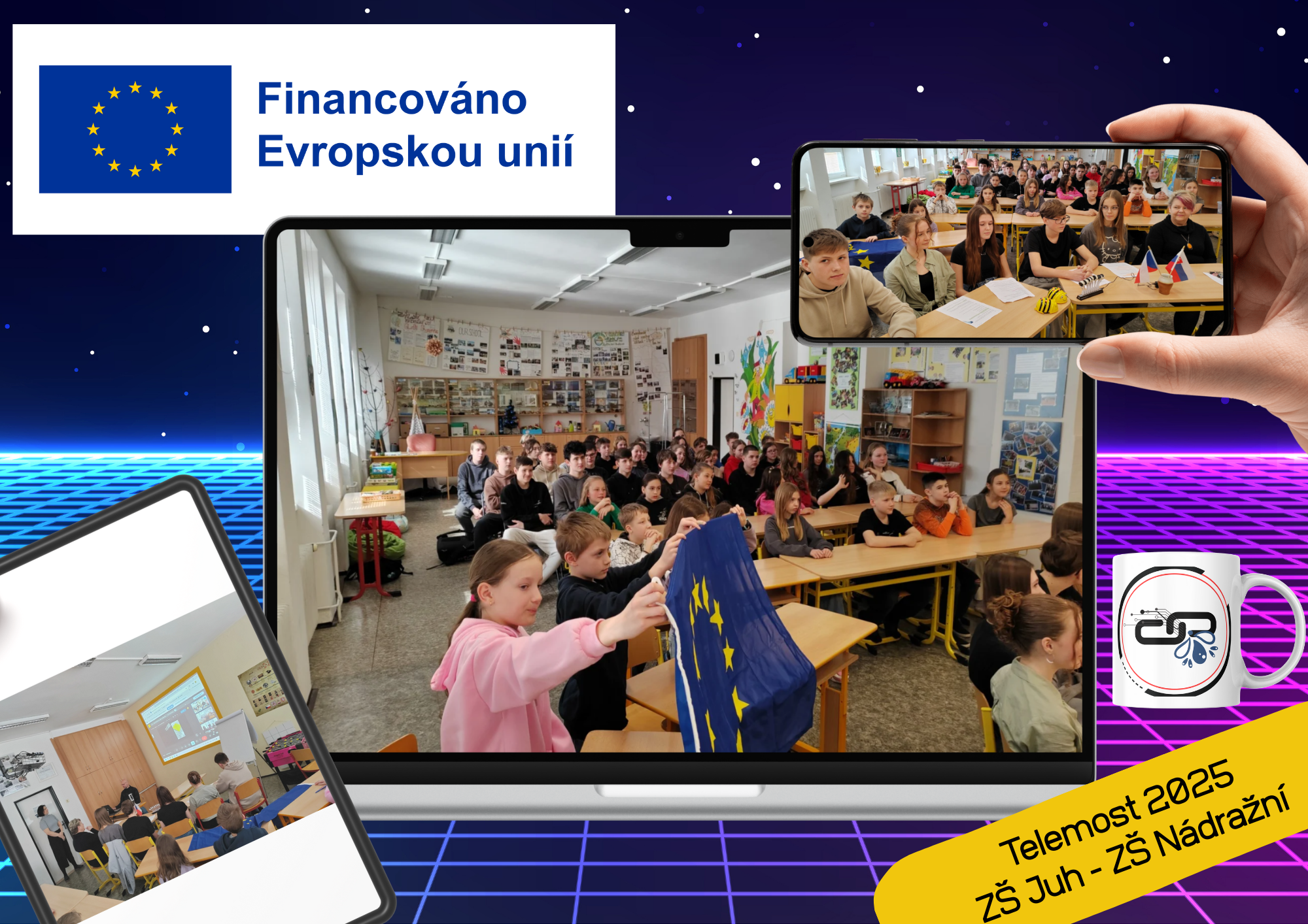 Telemost 2025 ZŠ Juh ZŠ Nádražní