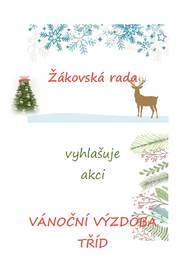 Leták Vánoční výzdoba